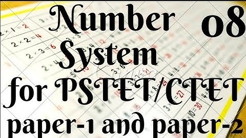 Number System for PSTET/CTET | Paper 1 and 2 | Math from Basic | Number System | Full Course |