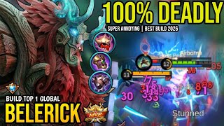 BELERICK BEST BUILD 2026 | BUILD TOP 1 GLOBAL BELERICK GAMEPLAY | MOBILE LEGENDS✓