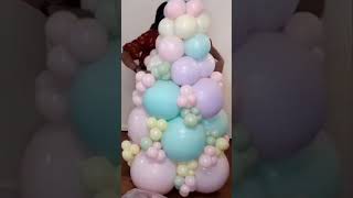 A Pastel Colored Balloon Tree???? Yes, Plsssss!!!!! || #HolidaysWithShorts