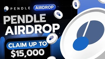 Crypto Airdrop | Up To 15000$ PENDLE From Airdrop