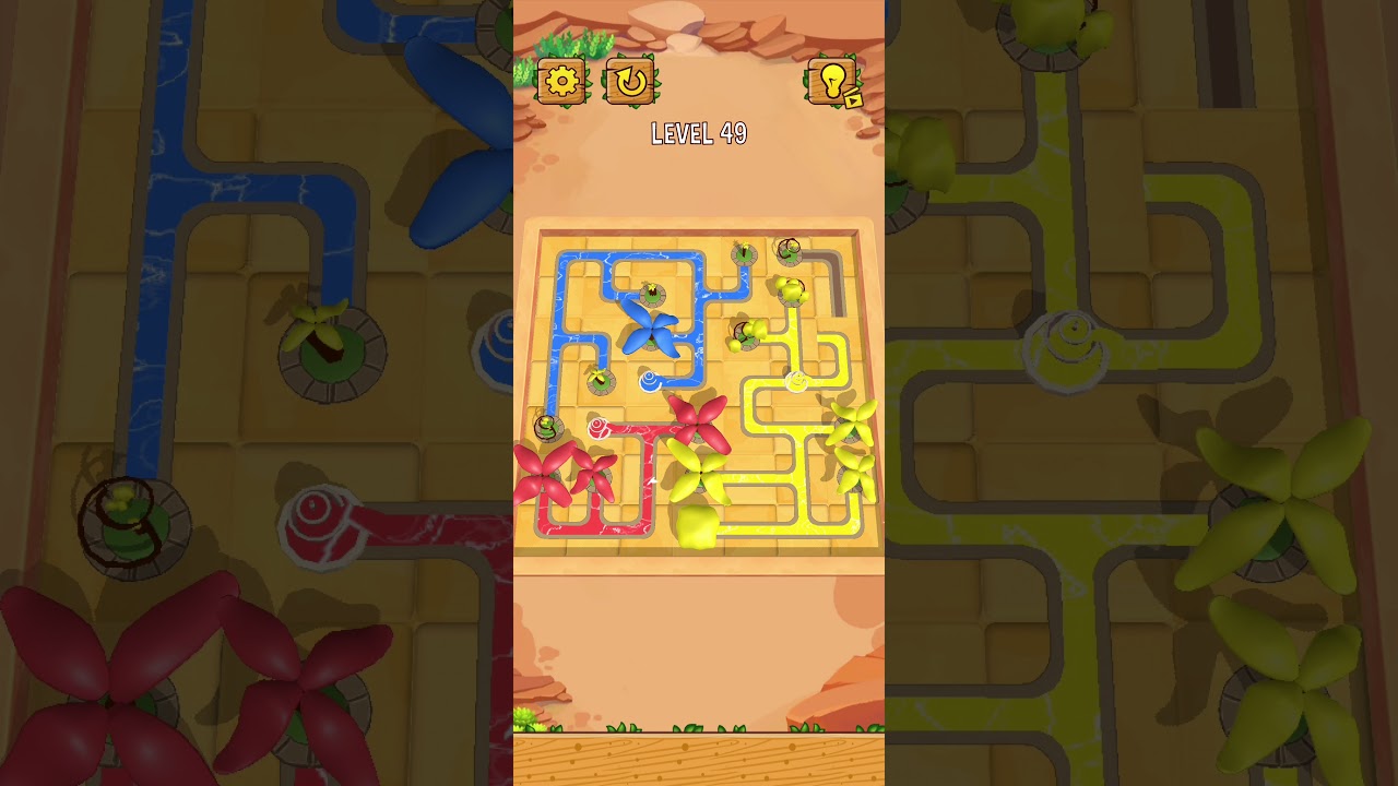 Water Connect Puzzle Solution - Level 46 to 50 Satisfying Gameplay