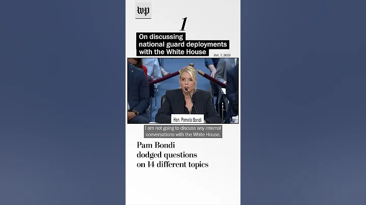 Pam Bondi dodged questions on 14 topics at Senate hearing