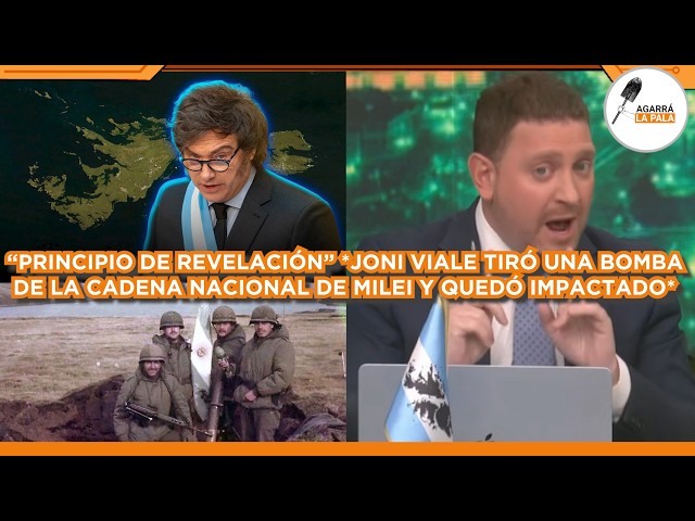 JONI VIALE FILTRÓ BOMBA POR CADENA NACIONAL DE MILEI Y QUEDÓ IMPACTADO: "PRINCIPIO DE REVELACIÓN"