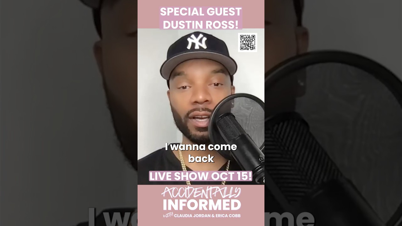 Дастин Росс присоединится к Клаудии и Эрике для выступления Accidentally Informed LIVE в Денвере! 👀