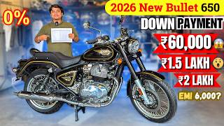 New Bullet 650 | 3 Best Down payment | Emi Kitna ? | Easy Loan Offer Discount