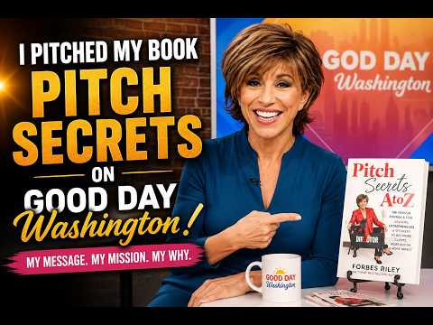 I Pitched My USA TODAY Bestselling Book on Great Day Washington! 📺 | Forbes Riley