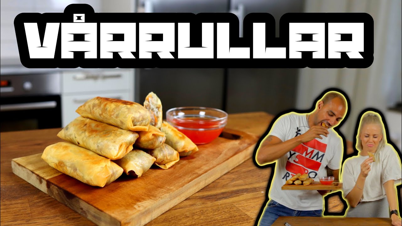 Krispiga vårrullar med köttfärs | Enkelt och perfekta till att förbereda och frysa in!