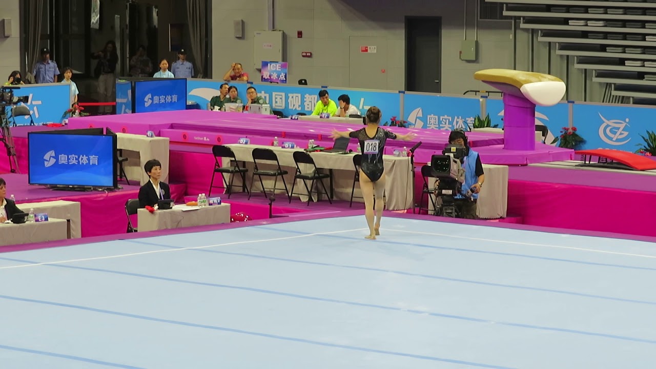 Lee Eun Ju (KOR) - FX EF - 2019 FIG World Challenge Cup Zhaoqing - YouTube