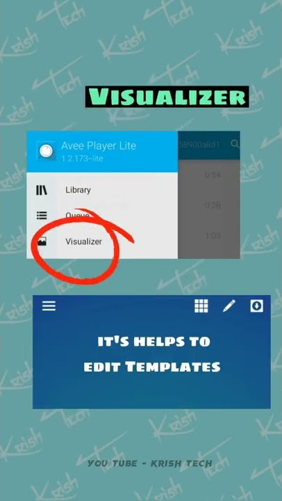 Avee Player Templates App - Basics | Avee player Series - Part 2 #shorts