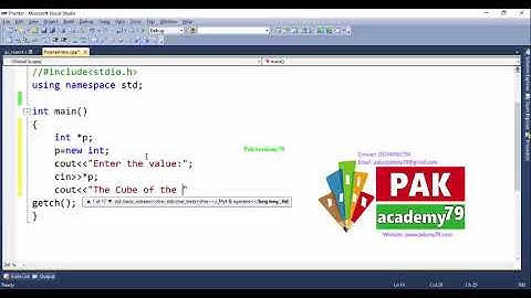 Dynamic Variables using new operator in C++ Urdu/Hindi