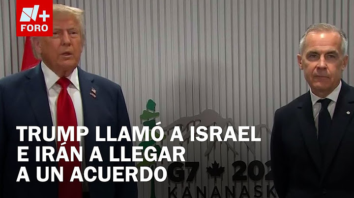 Irán no está ganando esta guerra: Donald Trump - Las Noticias