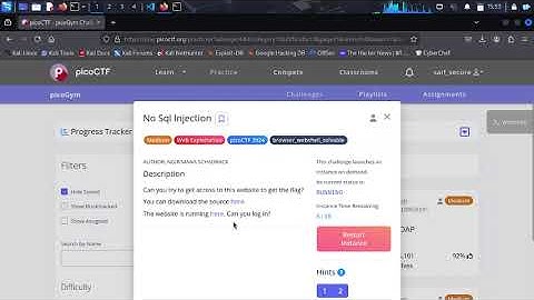 Cracking the Code:picoCTF Web Exploitation(Medium) - No Sql Injection Walkthrough