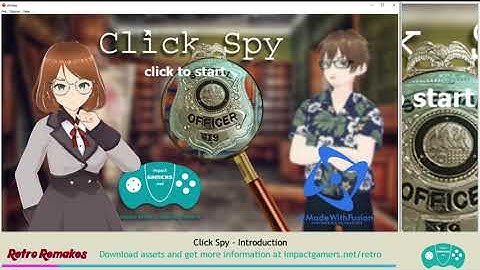 RetroRemakes - Click Spy - Clickteam Fusion 2.5