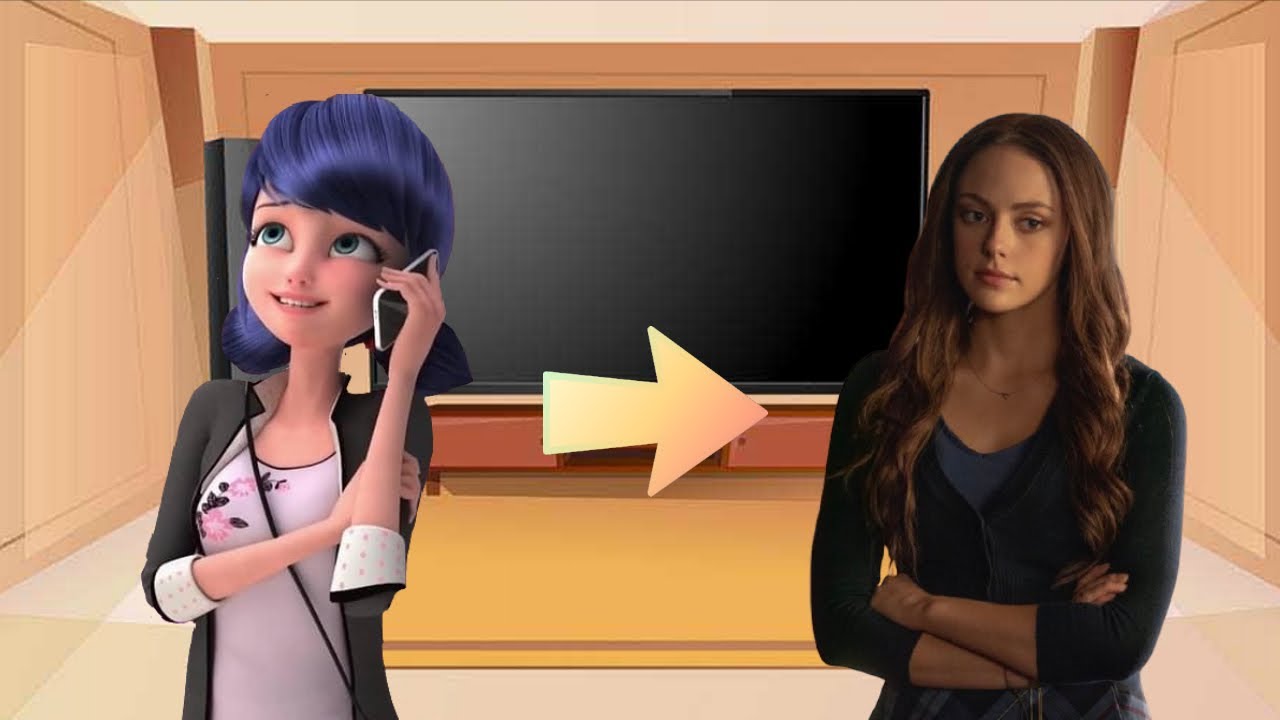 Реакция Mlb на Маринетт как Хоуп Майклсон