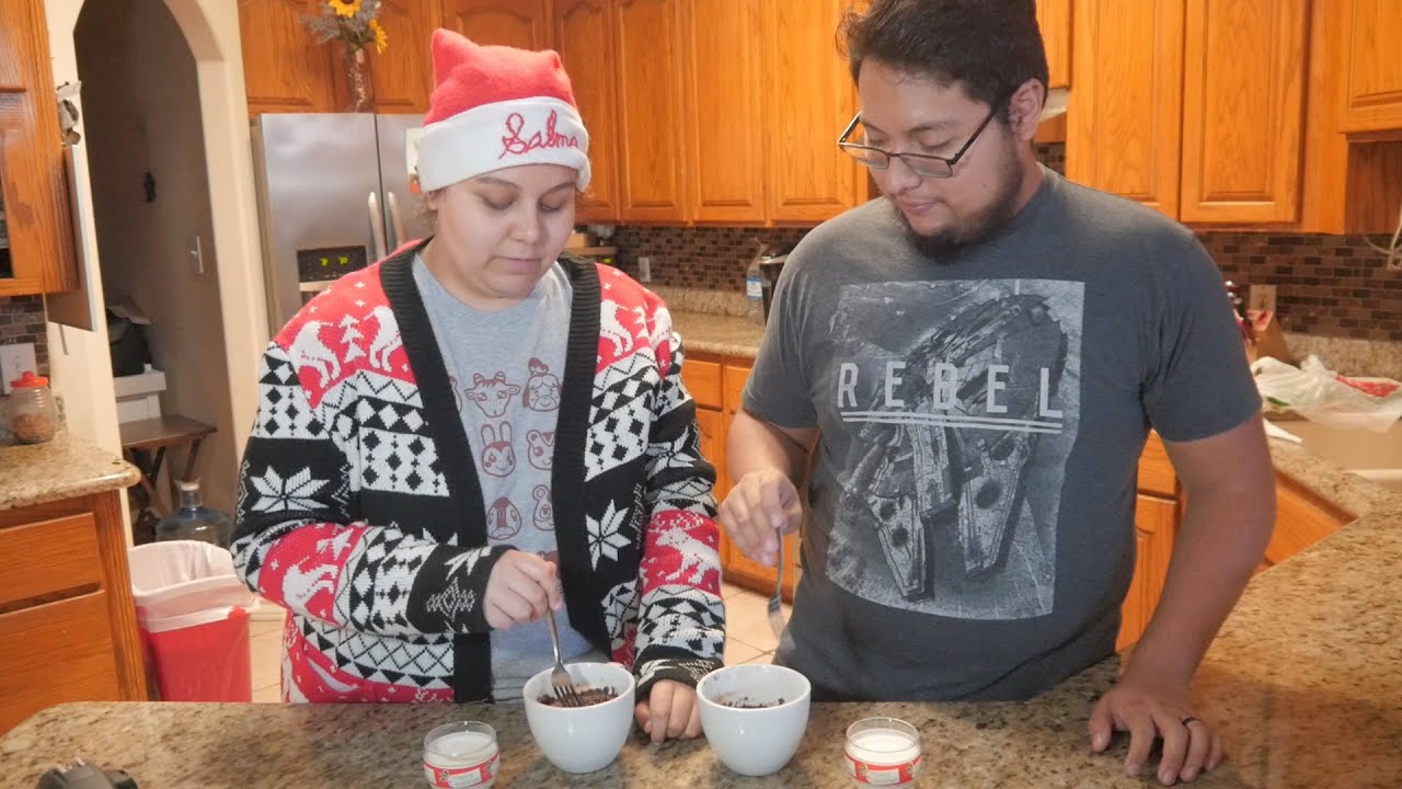 Making Hot Chocolate Mug Brownies!!! w/Knightfall (My loaf)