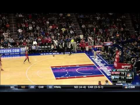 Nerlens Noel blocks the hell out of James Harden