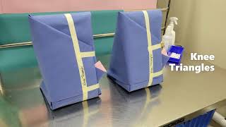 Information SPD Steam Sterilizer Tray Wrapping: Knee Triangles, Battery, Vendor Trays. Guide