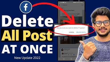 How Do delete All Facebook Posts At Once (2022)