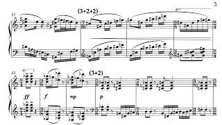 Scherzo for piano (score video)