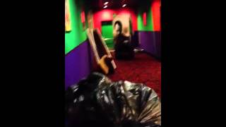 DB destroying Act of Valor Standee