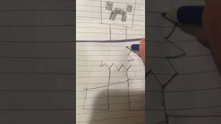 How to make/draw a exploding creeper from Minecraft