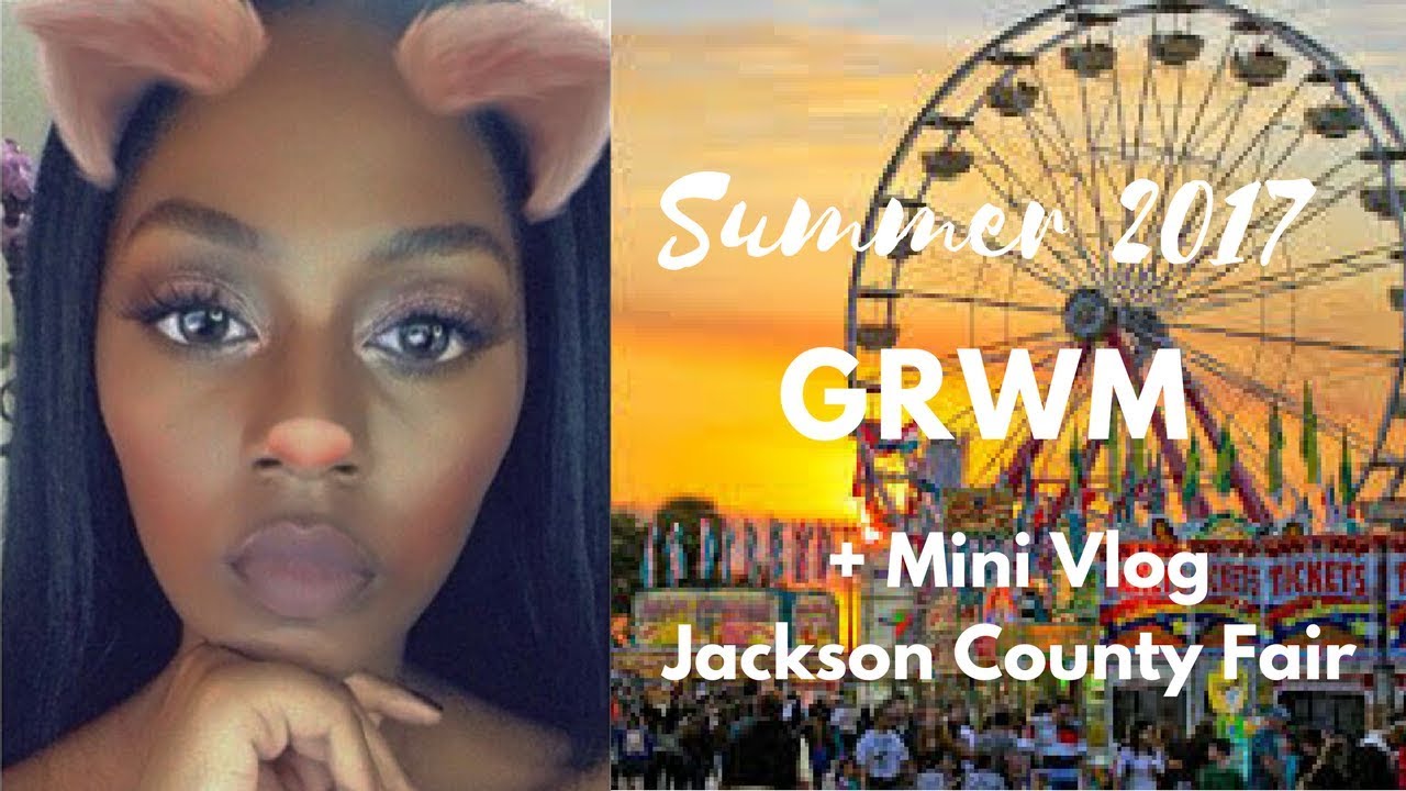 GRWM for the Jackson County Fair | Hair, Makeup, and Outfit + Mini Vlog