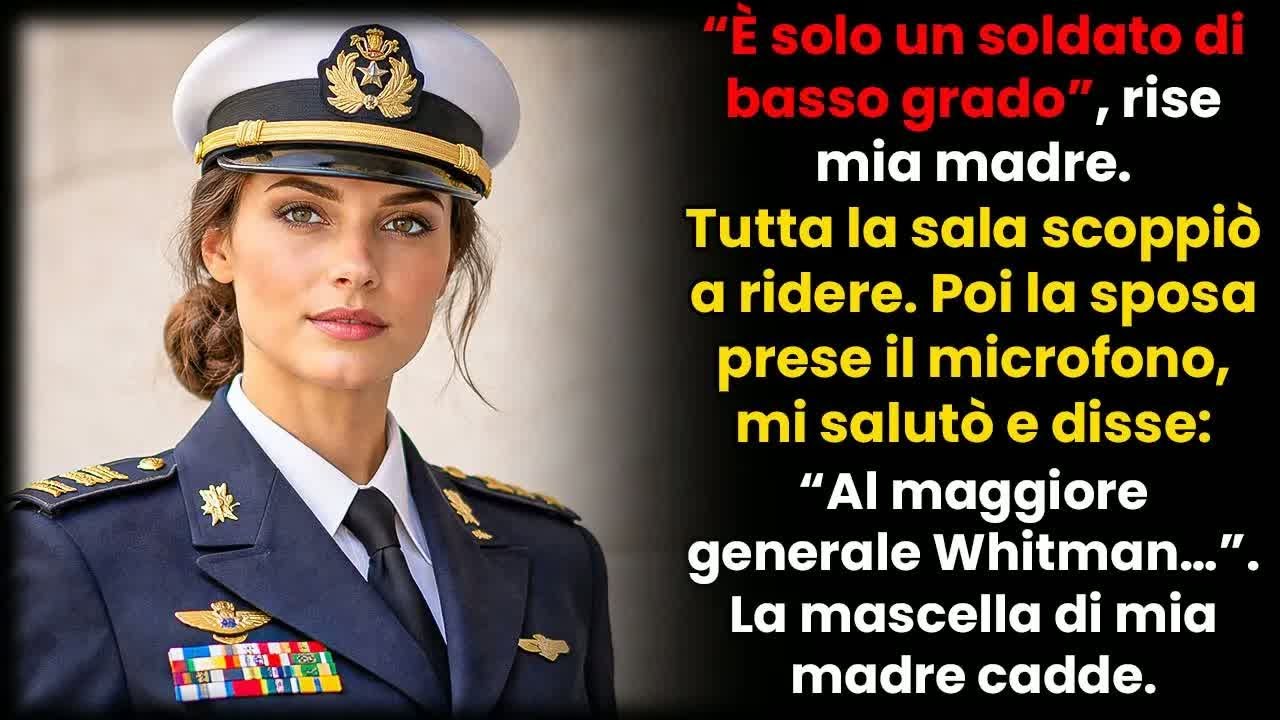 La mia famiglia mi derise al matrimonio—finché la sposa salutò; «Generale, signora»
