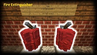 Minecraft - How to make a Fire Extinguisher