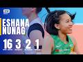 Eshana Nunag DELIVERS 16 EXC. SETS for DLSU vs UST | UAAP SEASON 88 WOMEN’S VOLLEYBALL | HIGHLIGHTS