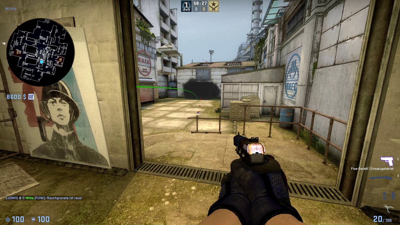 Cache Mid Smoke CS:GO - Cache - Mid Control Garage Smoke + Anti Boost Molotov - YouTube