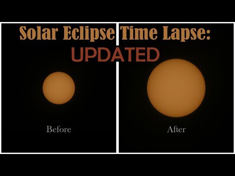 2017 Solar Eclipse - Metro Atlanta Time Lapse (Updated 4K Footage)