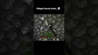 the villager secret chest in Minecraft #viral #minecraft #shortvideo