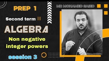 Non negative integer powers/ Prep 1 Algebra