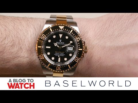 Rolex Sea-Dweller 126603 Rolesor Watch Hands-On | New for Baselworld 2019 |  aBlogtoWatch - YouTube