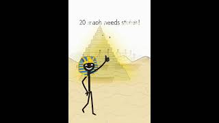 How Did They Build the Pyramids? Stickman Explains #pyramids #stickman