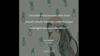Kata kata/Quotes dari wattpad - for status