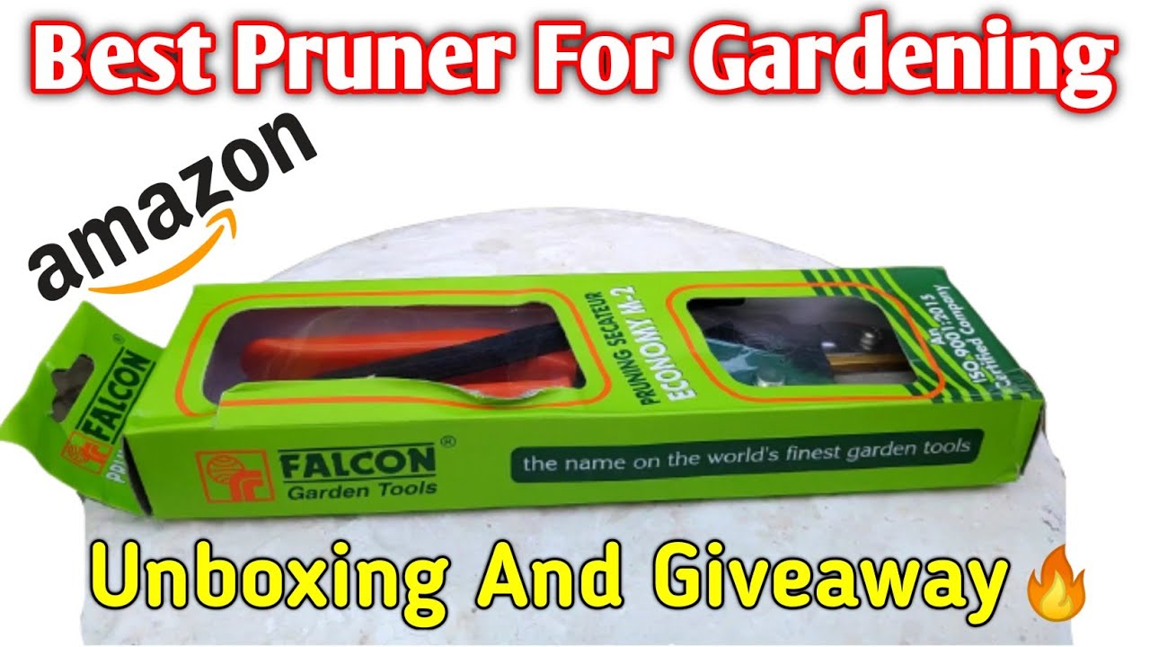 Unboxing Best Pruner/Cutter/Secateur For Gardening & Giveaway (IN HINDI