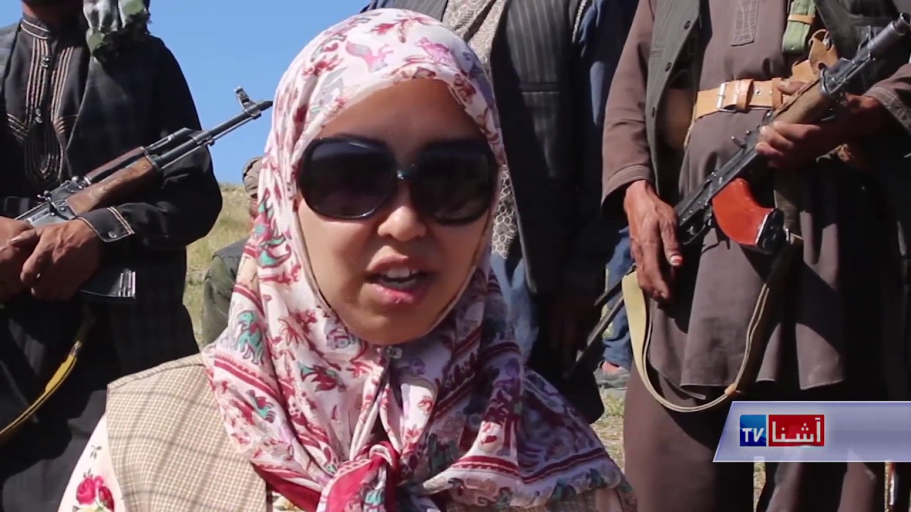 Salima Mazari serves at the front line  - VOA Ashna