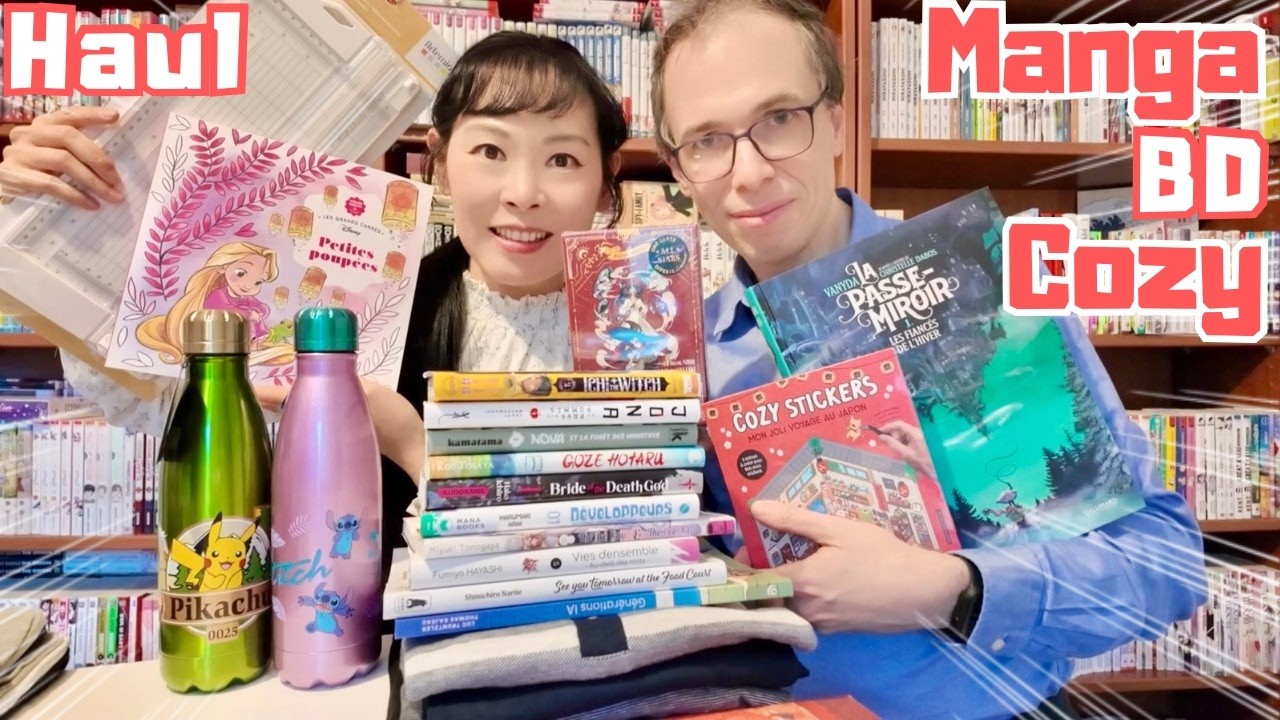 Haul mangas & BD 📚 Lectures cozy, stickers & coloriages pour les vacances