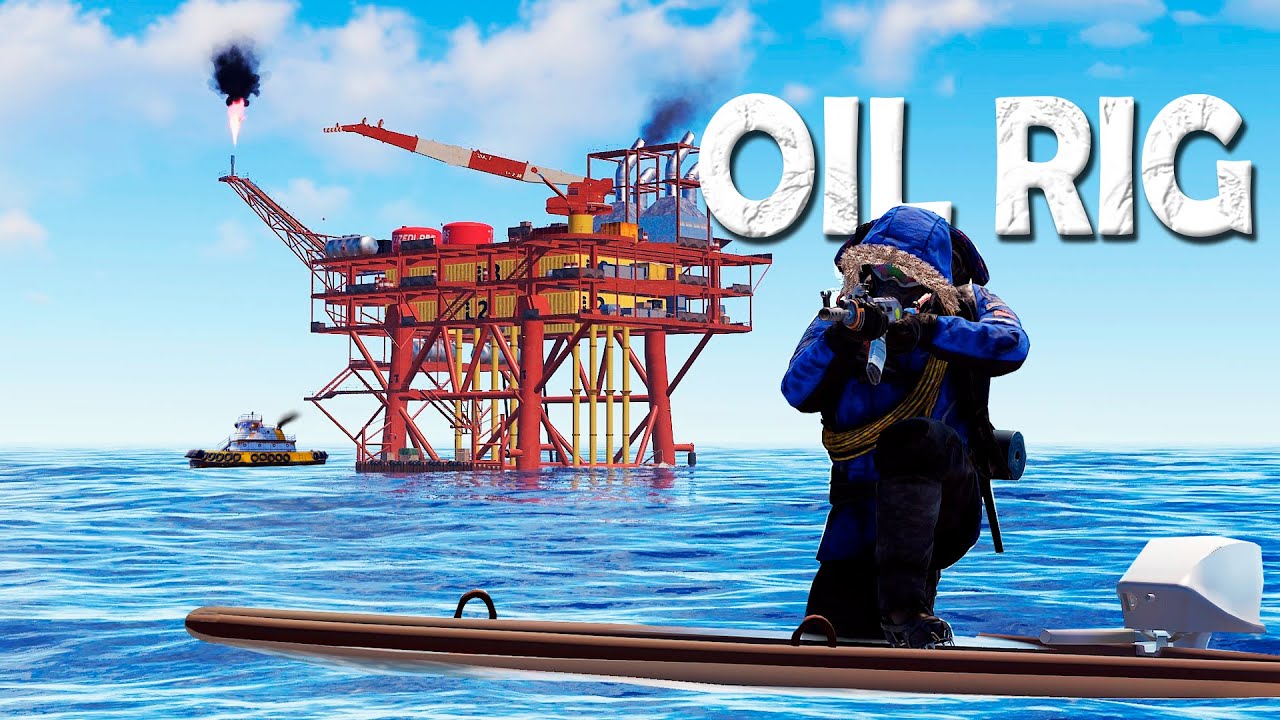 Vivendo próximo á OIL RIG | Rust - YouTube