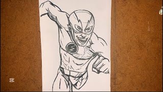 How to Draw the flash step-by step || tutorial