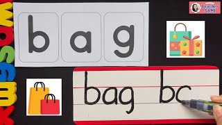 AB AG short a Vowel Sound | CVC Word Family | Teacher Sami