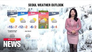 [Weather] Snow in west coast regions, bone-chillingly cold across Korea