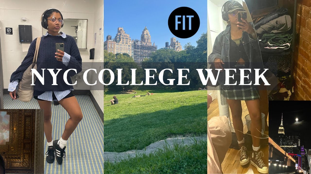 my typical school week as a FIT NYC student NYC diaries YouTube