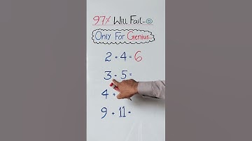98% will fail | IQ test #youtubeshort #youtube #math #mathproblems #shortvideo #viral #iq #iqtest