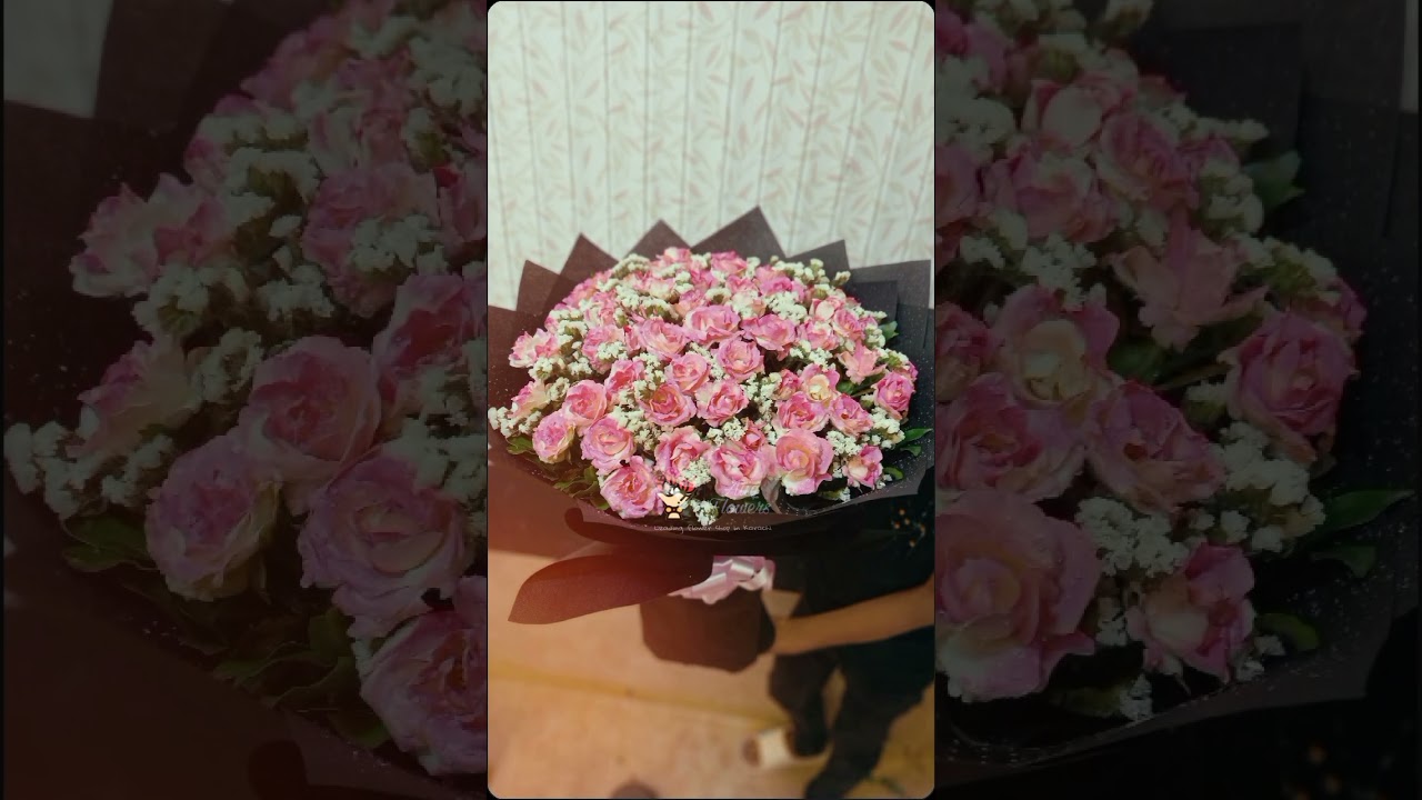 Pink roses | Big bouquet | Birthday surprise | It's a girl | For her | Atiq flowers | Karachi