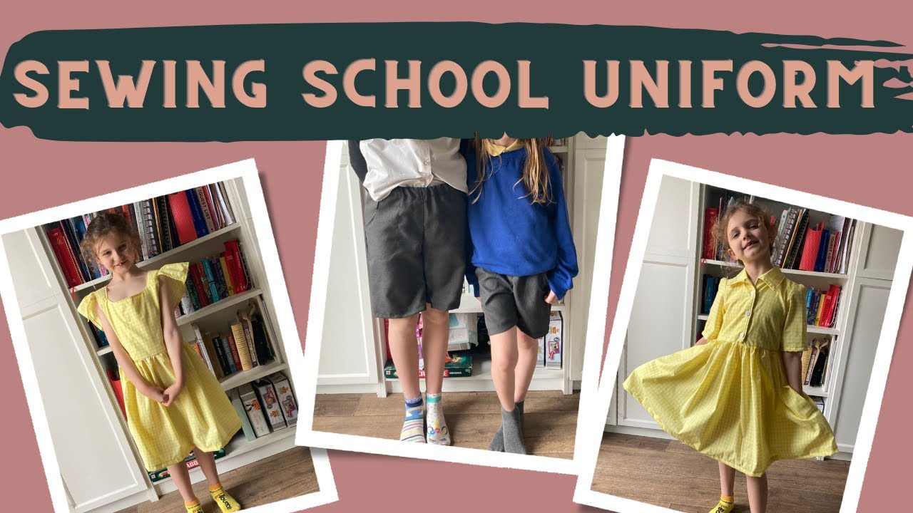 SEWING SCHOOL UNIFORM summer dresses and shorts for school YouTube