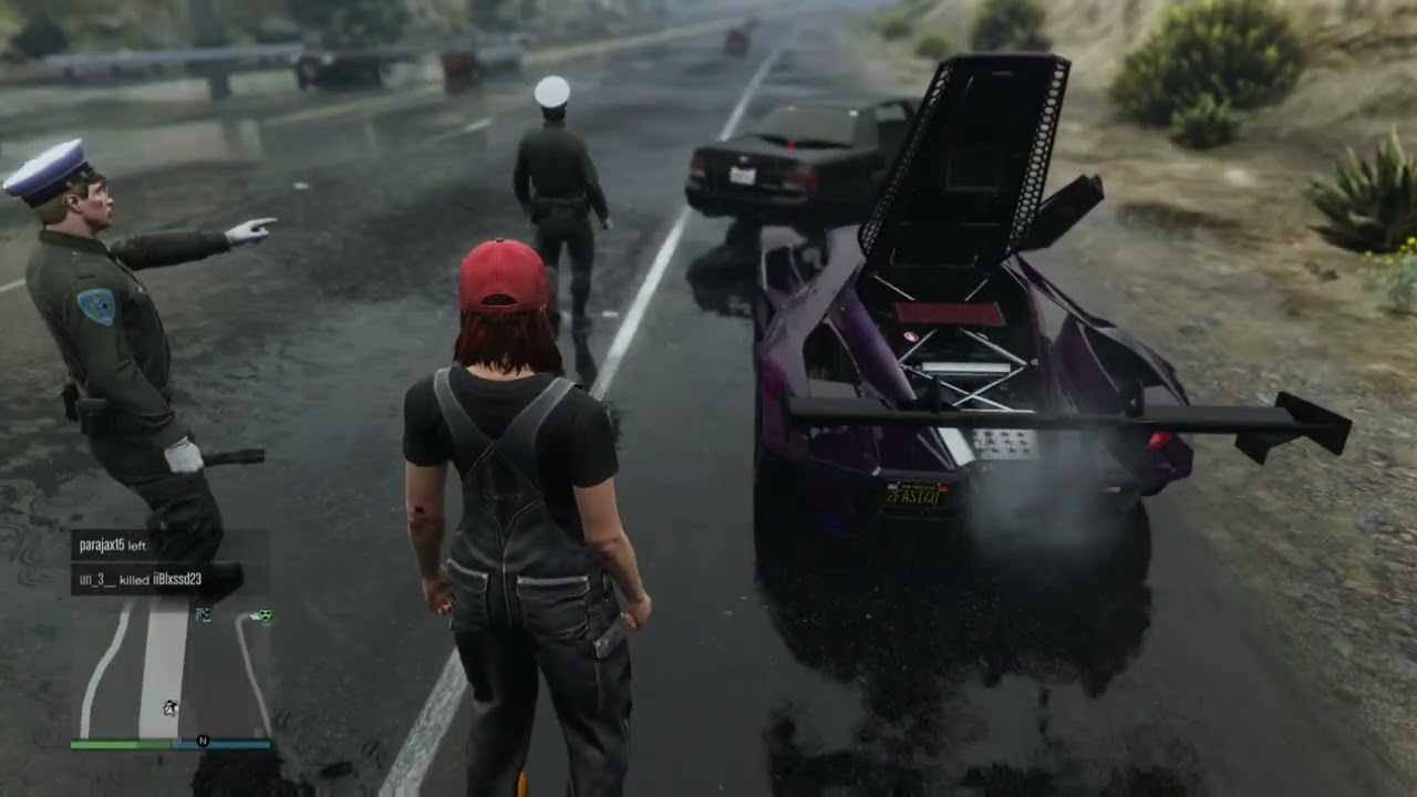 I got arrested in GTA 5 Online