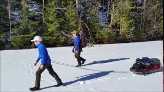 Med Fjellpulken i solskinn