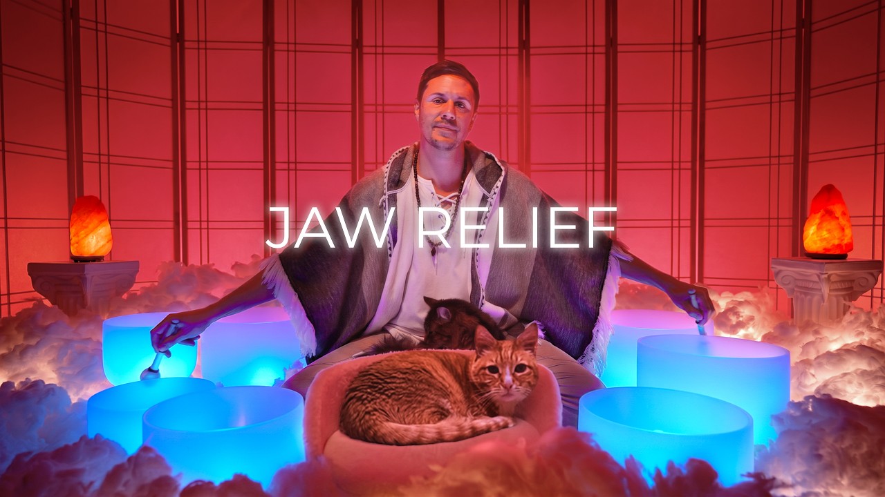 Jaw Tension Release: Crystal Singing Bowls for TMJ Relief